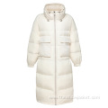 Winter New Women Stand Collar Long Down Coat